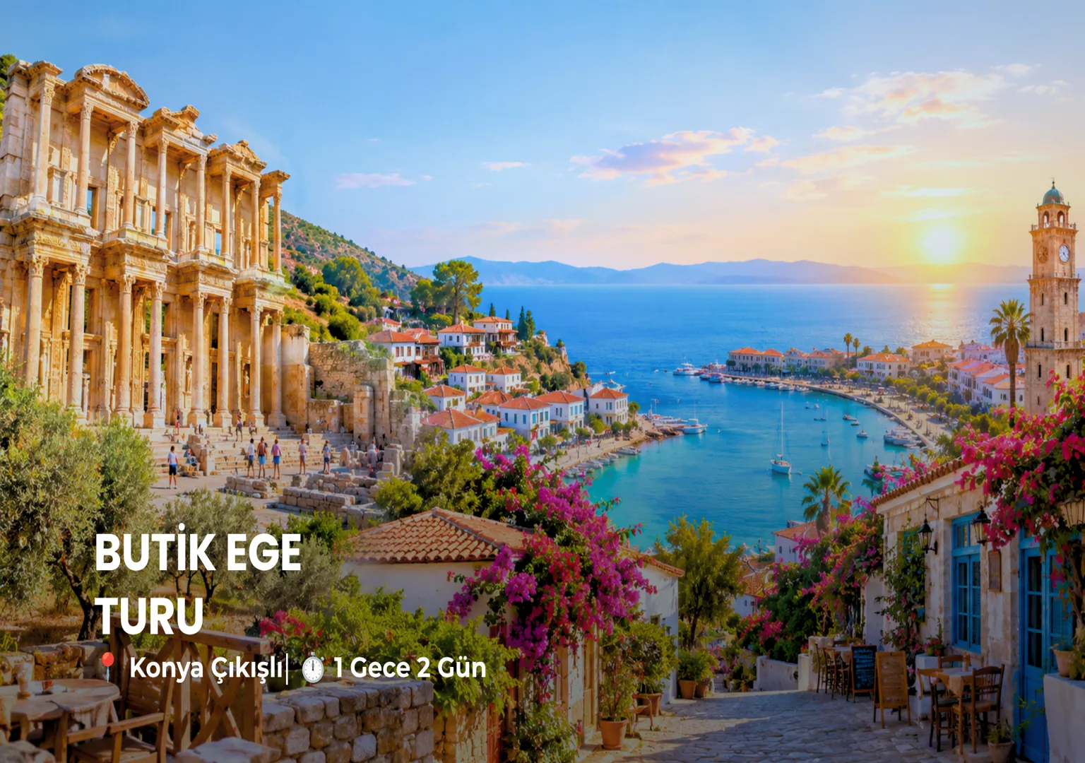 Konya çıkışlı BUTİK EGE TURU - Elçim Turizm