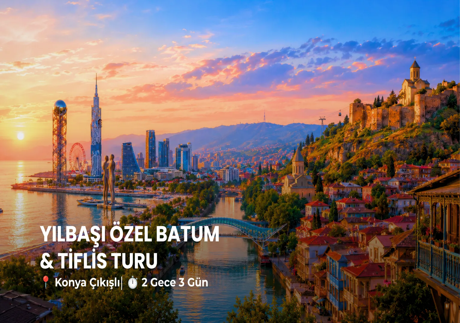 Konya çıkışlı Yılbaşı Özel Batum & Tiflis Turu - Elçim Turizm